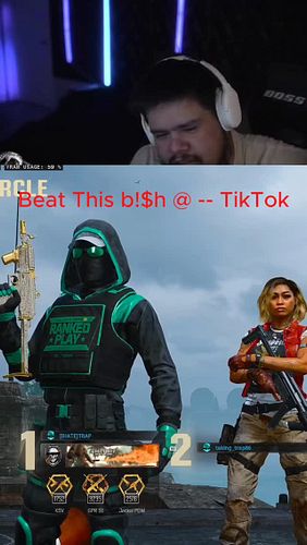 Its always f my tiktok but never 