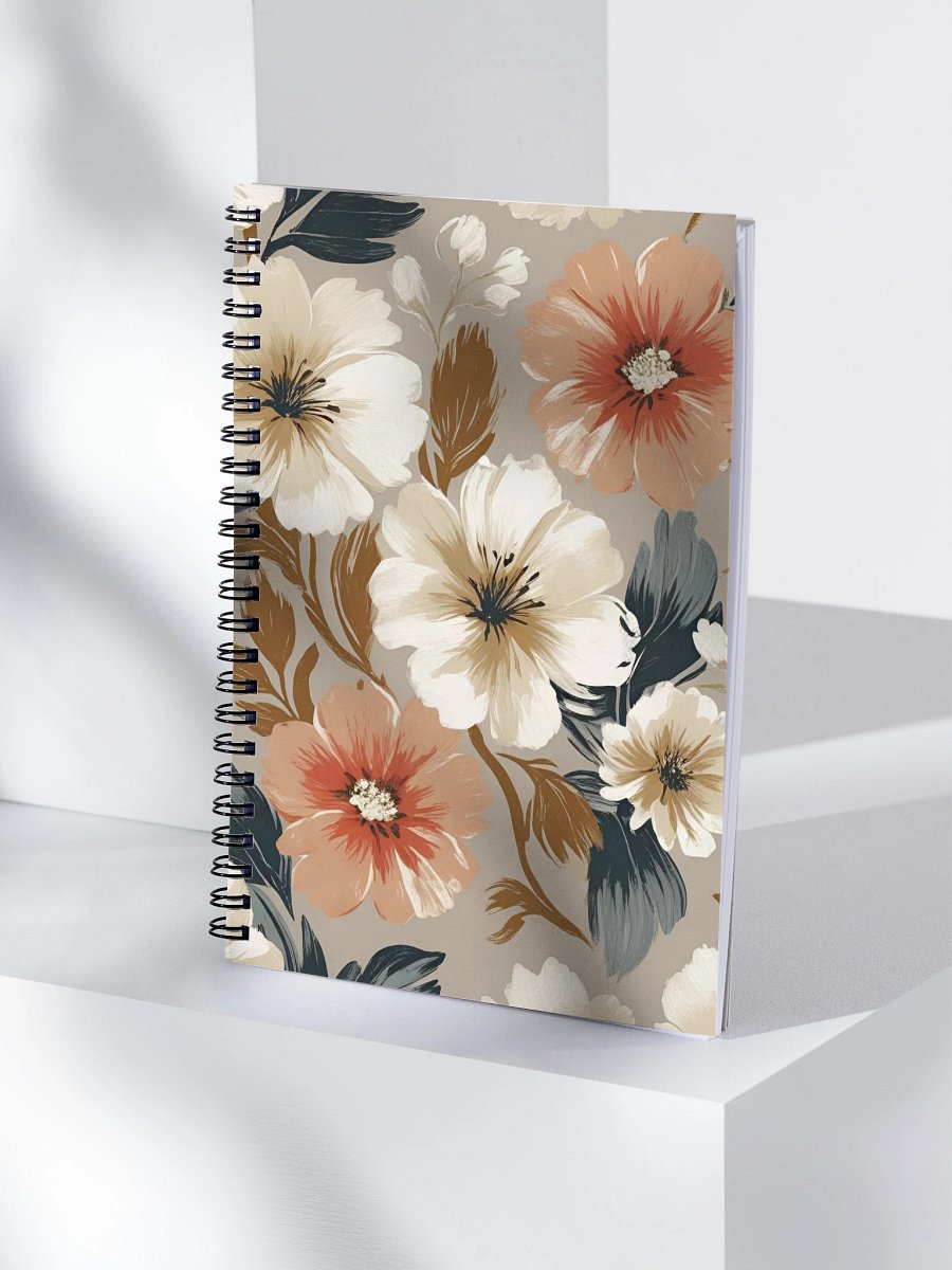 Floral Harmony Spiral Notebook product image (4)