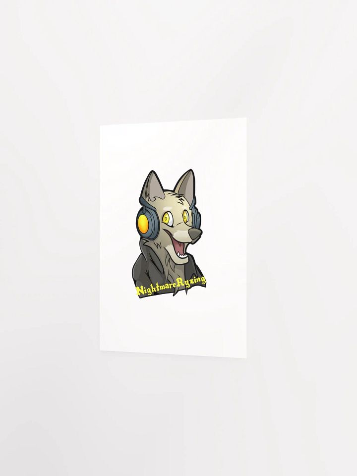 NightmareRyzing Anthro Wolf Poster product image (2)