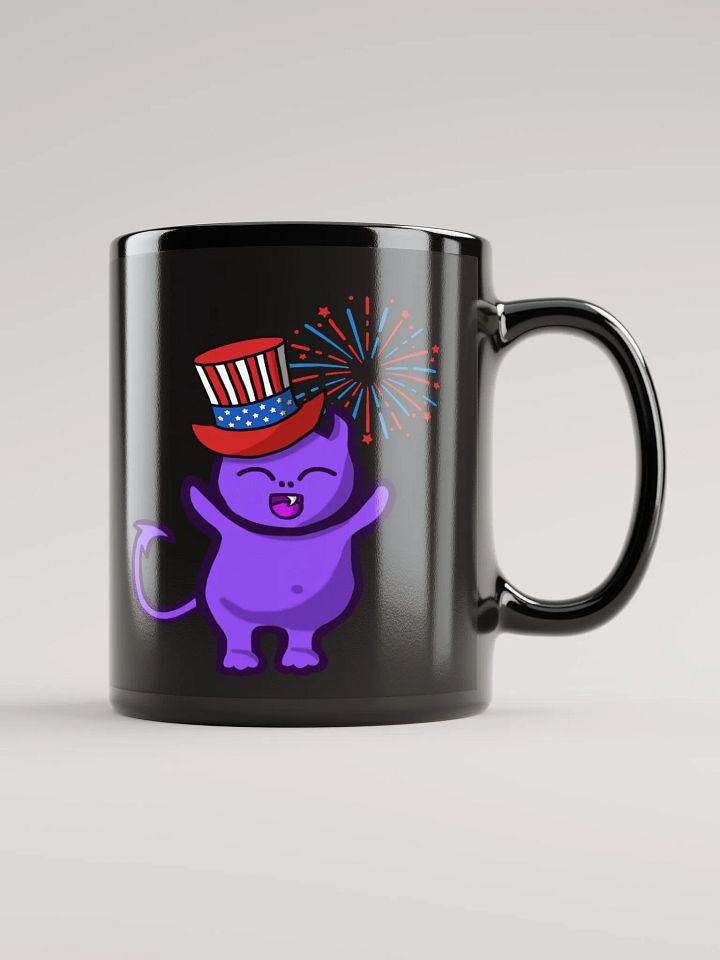 July 4th Black Mug product image (1)