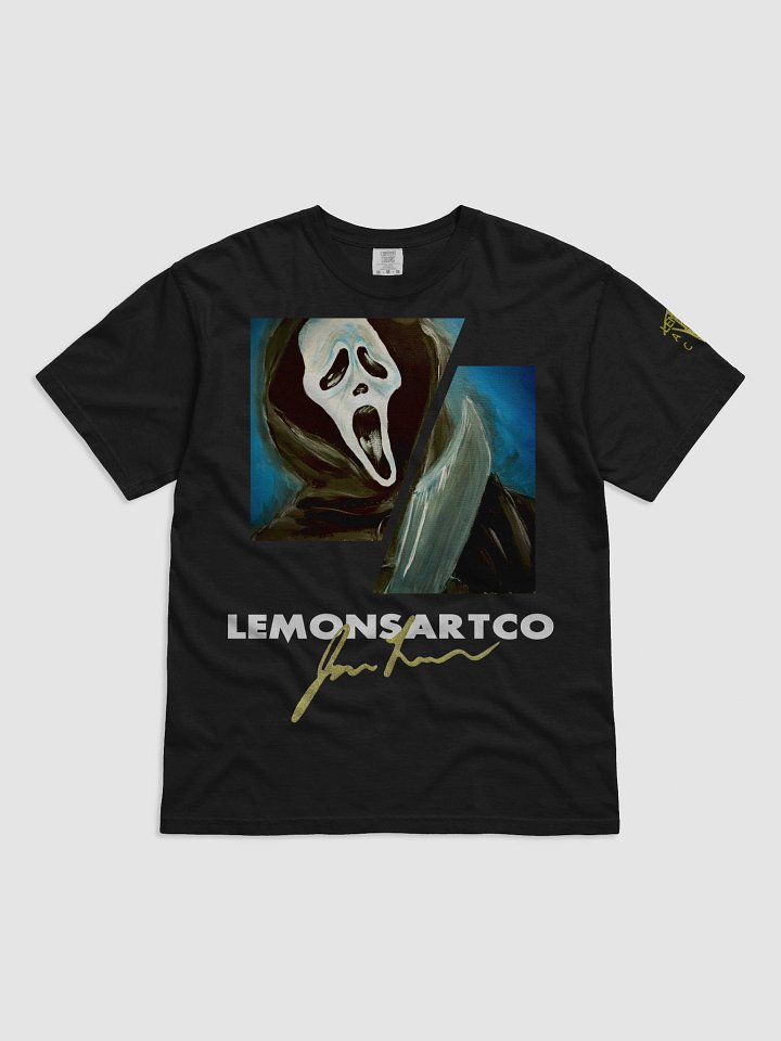 Ghostface with a Knife Split Design Tee product image (2)
