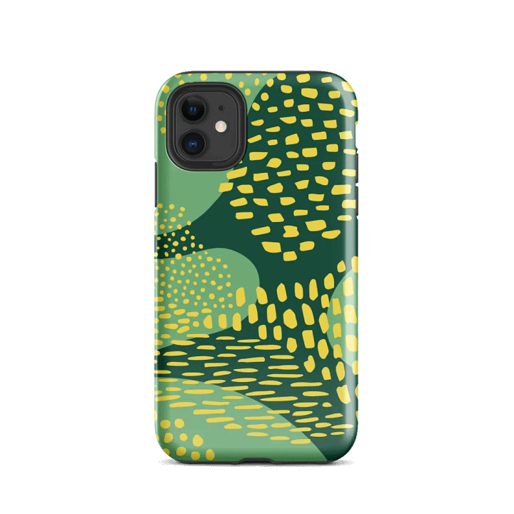 Dynamic Green Abstract Tough iPhone® Case product image (47)