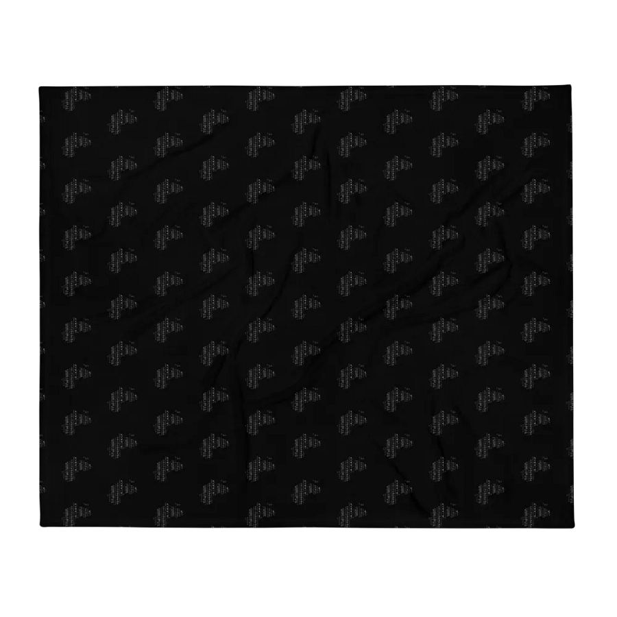 Black Africa Pattern Fuzzy Blanket product image (1)