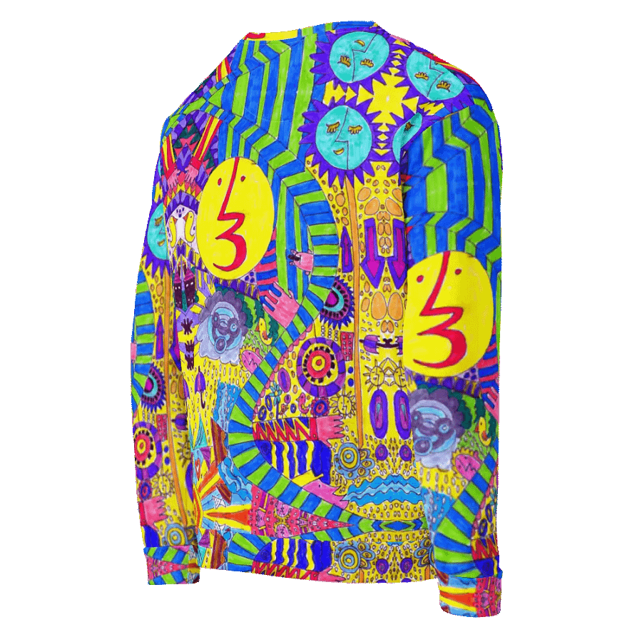 Abstract Colourful Doodles Unisex Sweatshirt product image (8)
