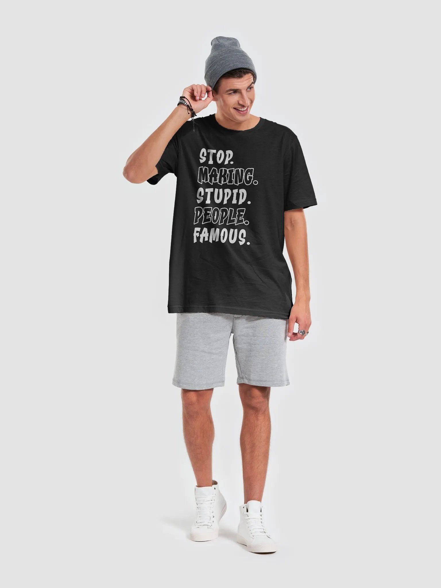 Stop Making Stupid People Famous T Shirt product image (6)