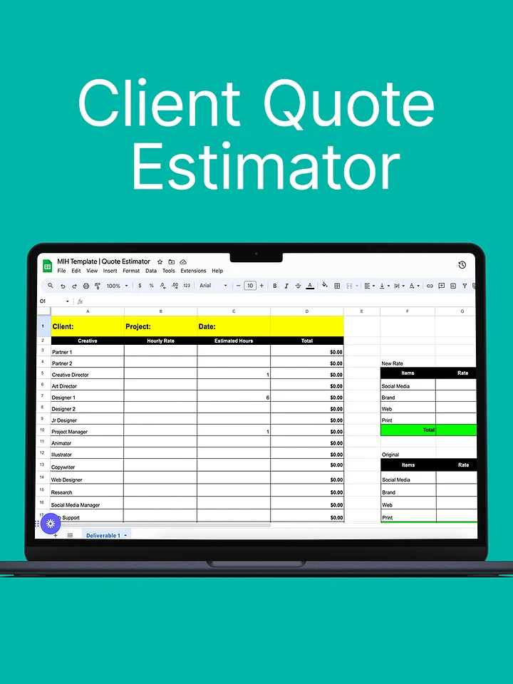 The Client Quote Estimator product image (1)