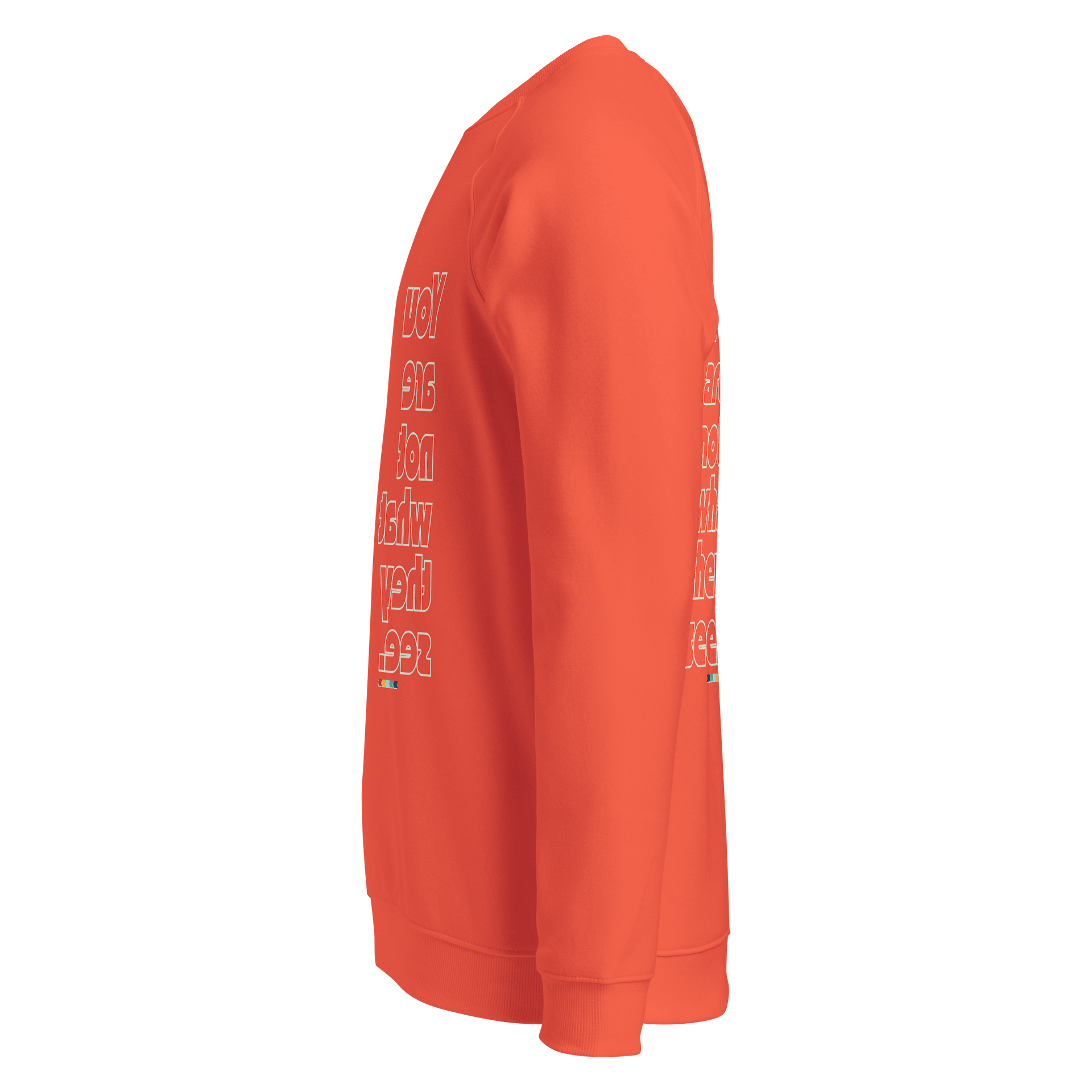 Mirror Talk Sweater – “You Are What You Believe” | Organic Cotton & Recycled Self-Empowerment Sweatshirt — Fulfilled in EU, US & UK product image (16)