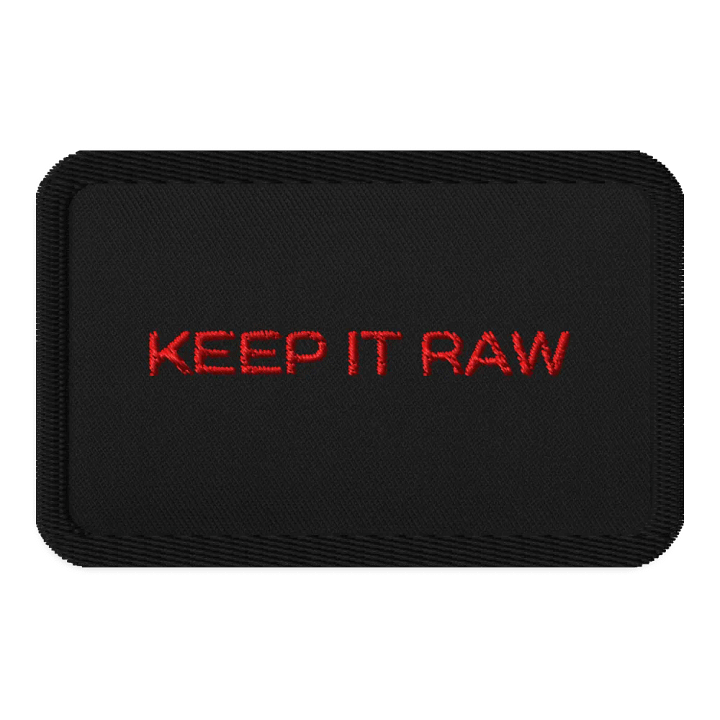 Keep It Raw Embroidered Patches product image (1)