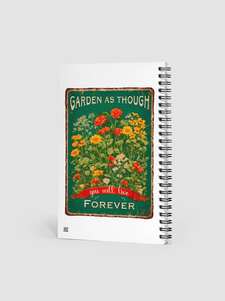 Garden as though you will live forever notebook product image (2)
