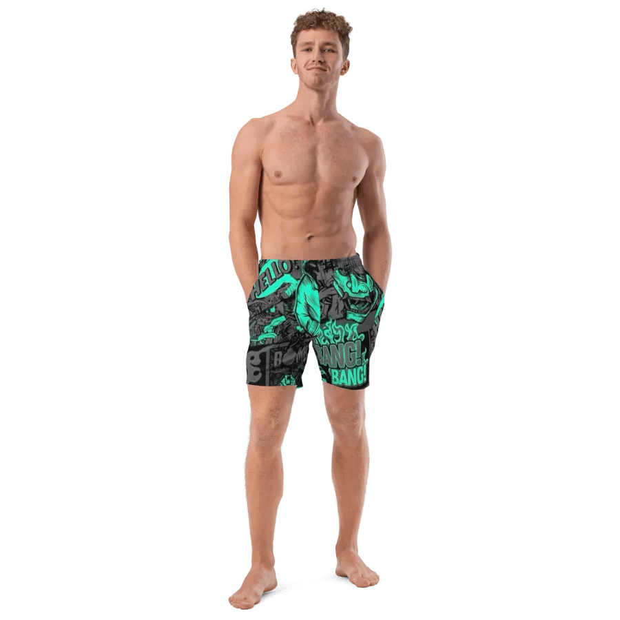 Comic Chaos Men's Swim Trunks product image (10)