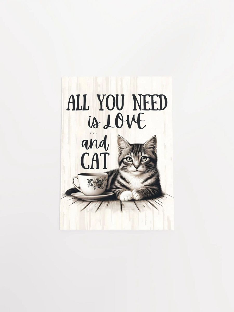 Love & Cat Enhanced Matte Poster product image (14)