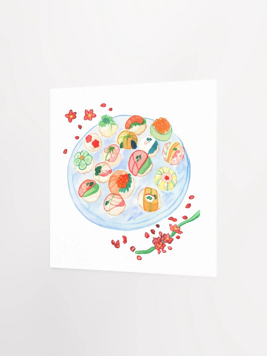 Cherry Sushi Art Print product image (8)