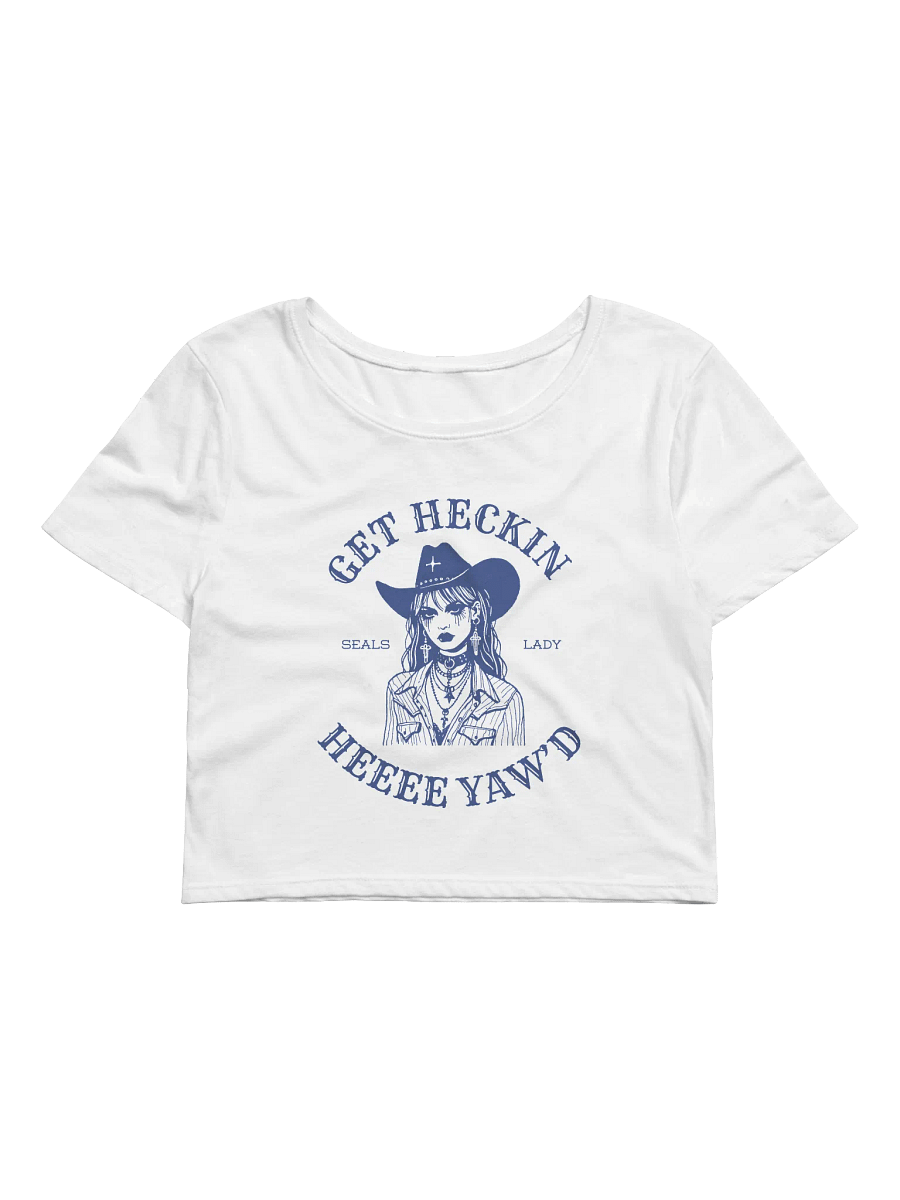 Heeee Yaw Crop Top - Blue product image (1)