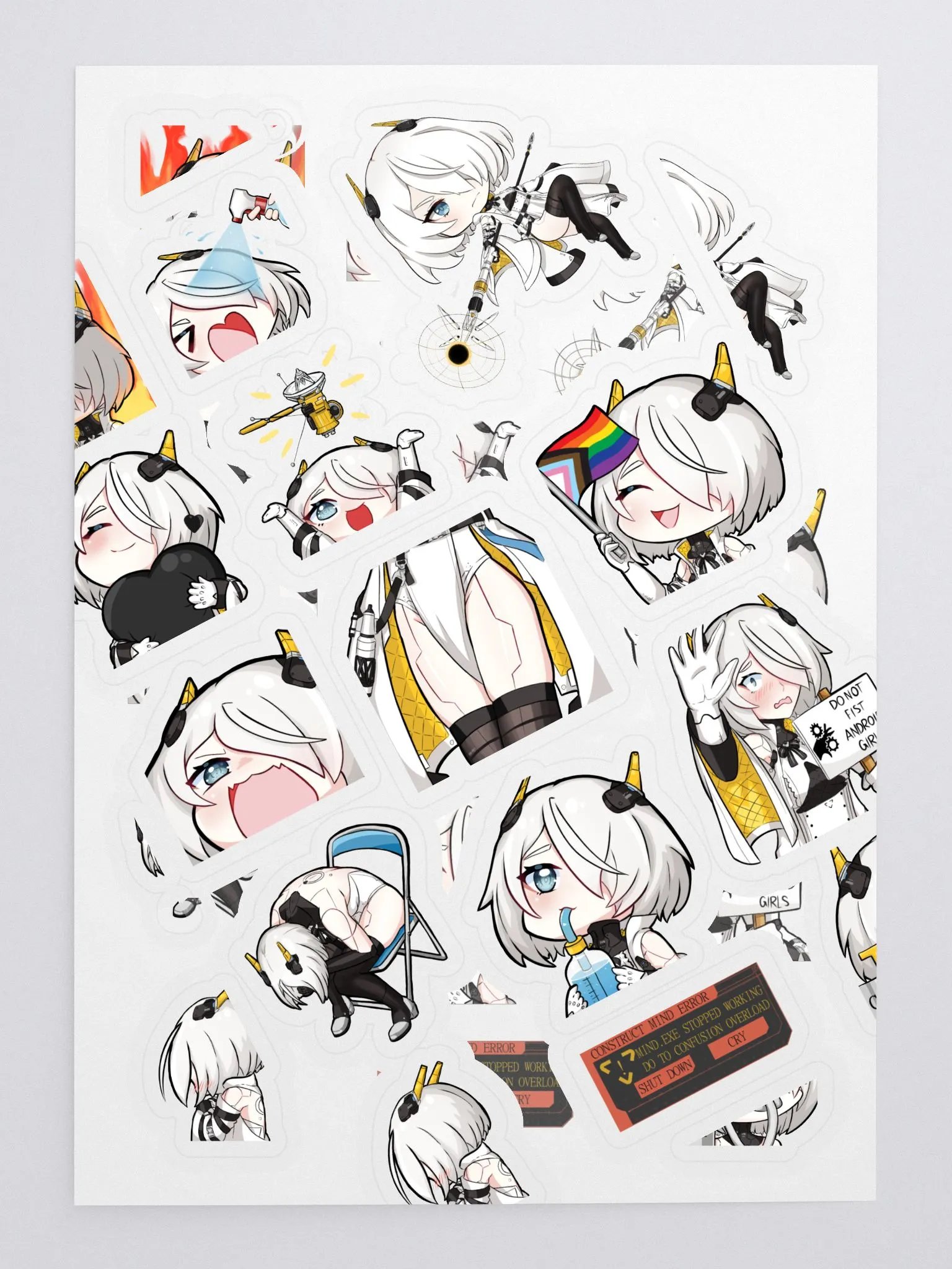 The Silly Android Stickers product image (3)