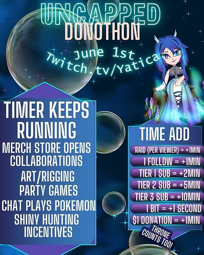 Going to be doing a donothon come June 1st! This is to celebrate me going full time content creation! I hope to see you all t...