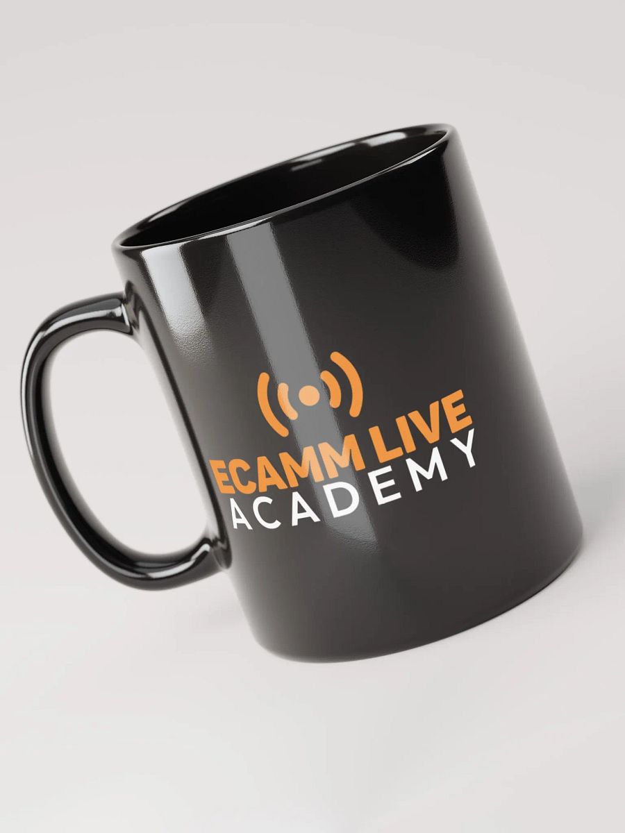 Ecamm Live Academy Black Gloss Mug product image (4)