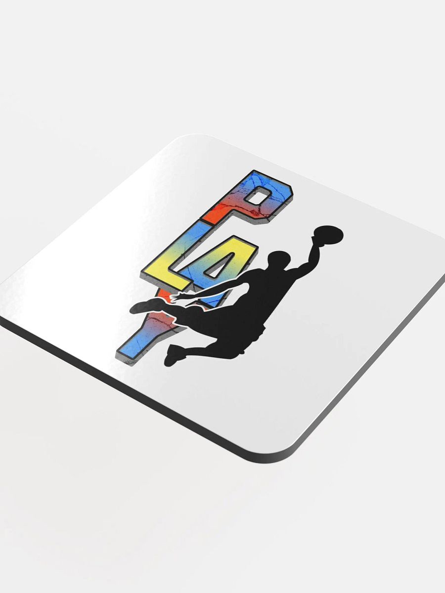 Play Basketball Playtime Graffiti Cork Coaster product image (1)