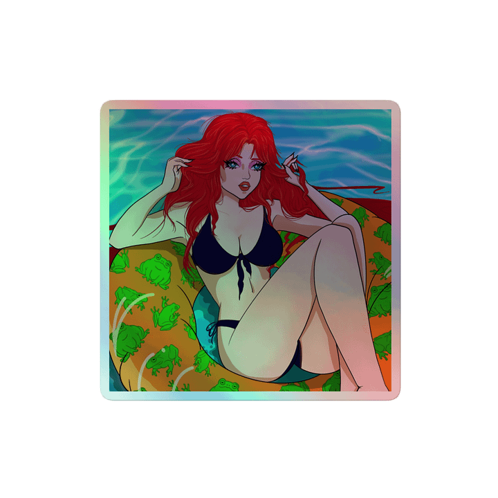 Pool Princes Summer 2025 Holo Sticker product image (2)