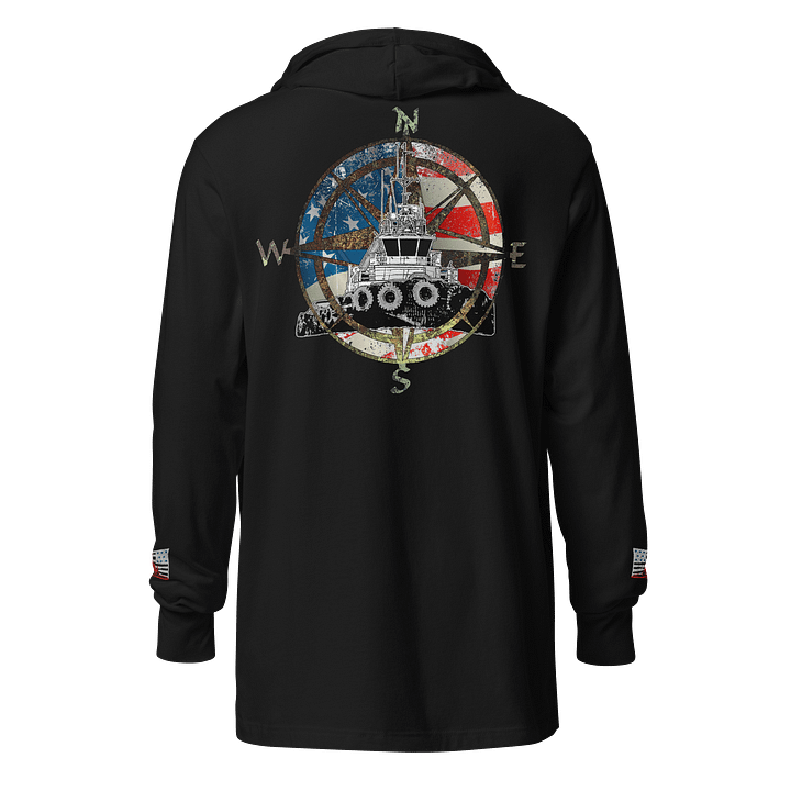 Compass Rose Marshall Foss Flage Hoodie Tee product image (1)