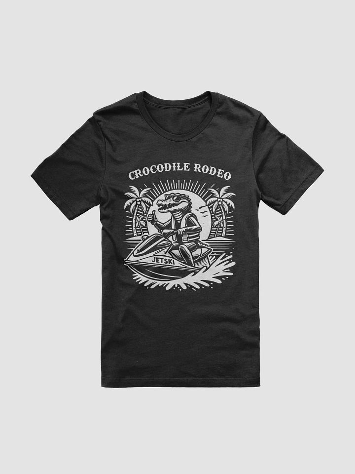 Vintage Crocodile Jetski T-Shirt Rodeo Style T-Shirt product image (1)