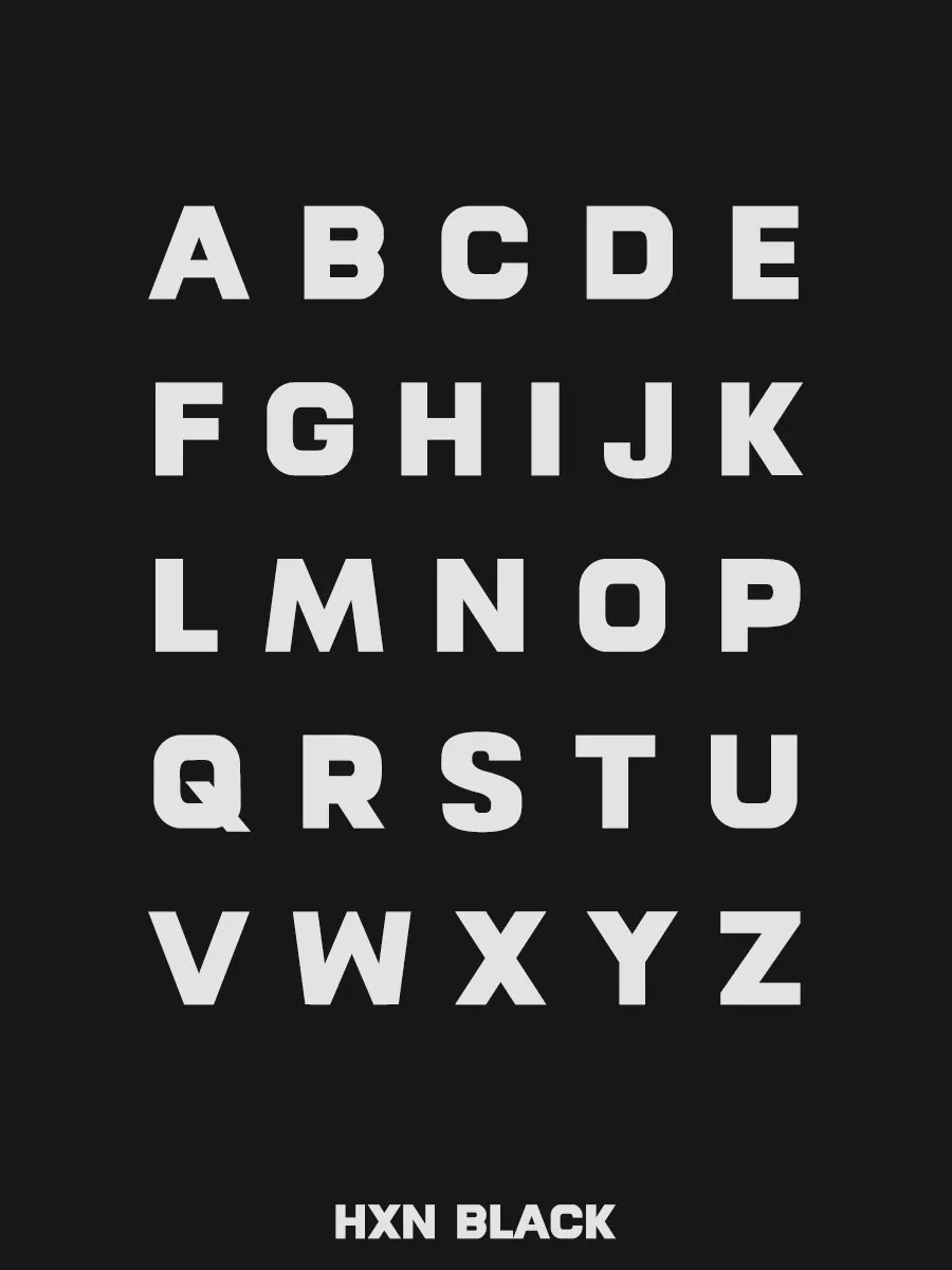 HXN - Typeface product image (3)