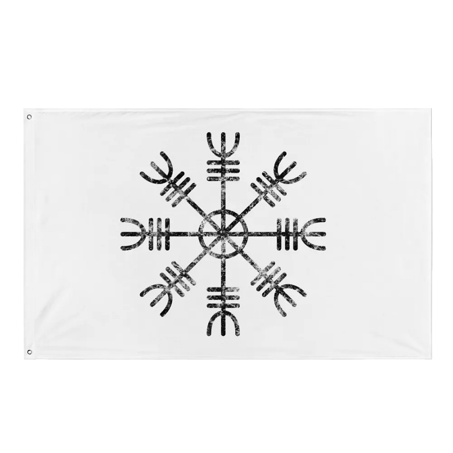 Aegishjalmur Flag in White product image (1)