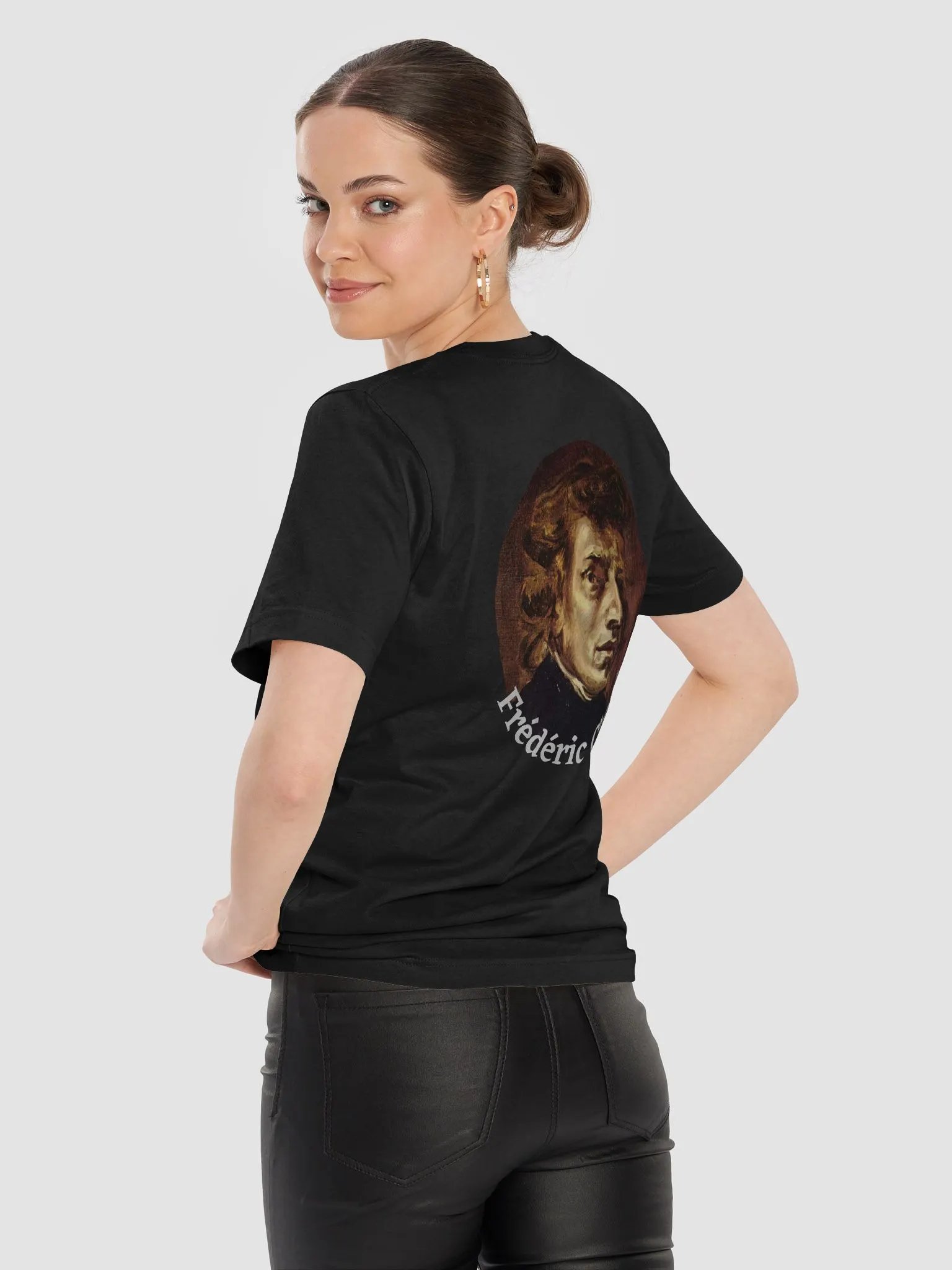 Frédéric Chopin - Classic Oil Painting | T-Shirt (Backprint) product image (36)
