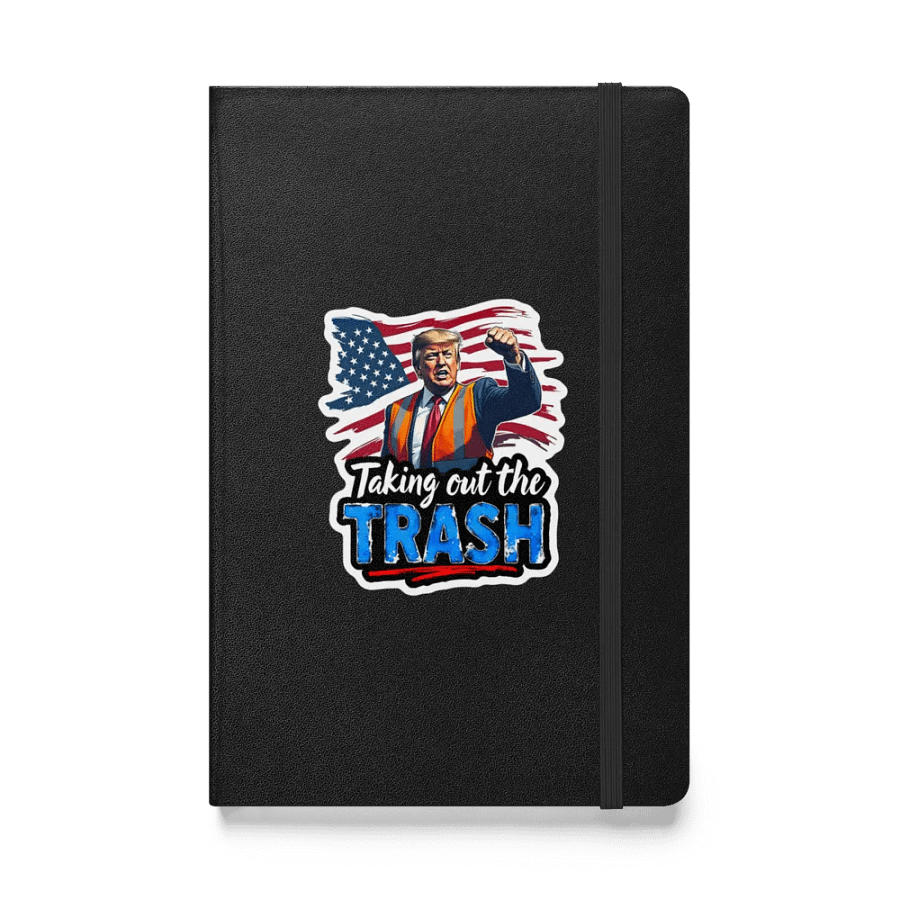 Hardcover Notebook: Trump Trash Removal product image (1)