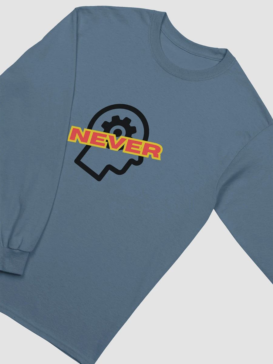 Bold Statement Long Sleeve Tee - NEVER MIND product image (24)
