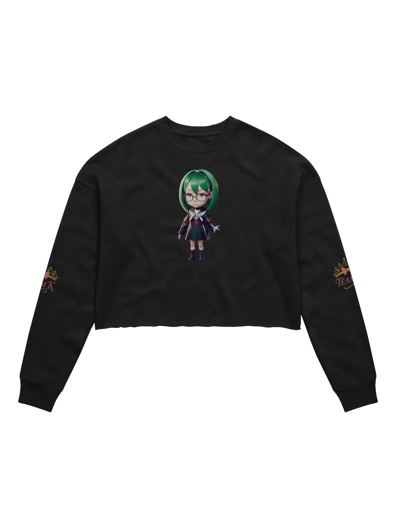 (Green CHIBI) K Crop Sweatshirt product image (1)