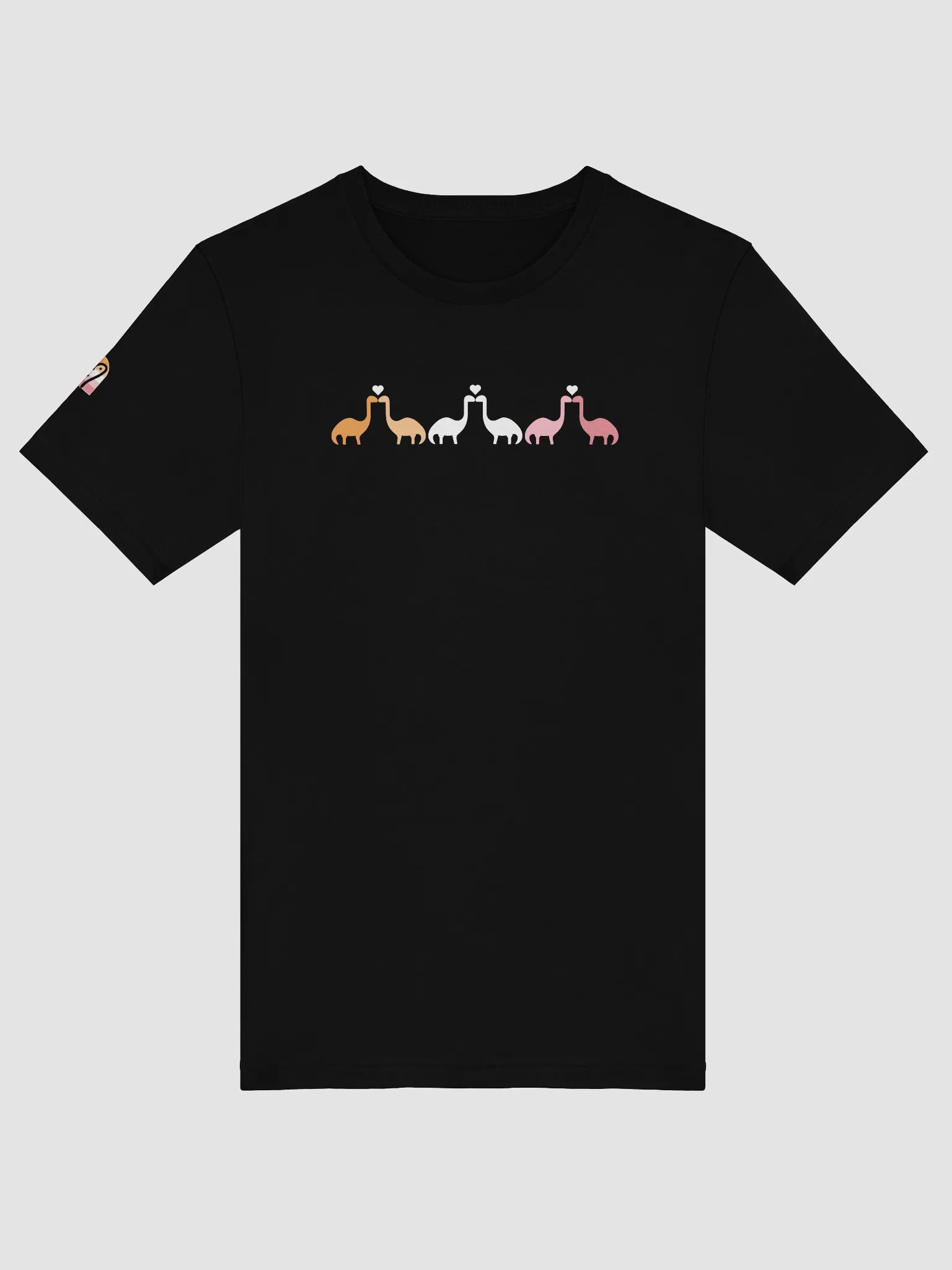 Lesbian Flag Smooch Tee product image (5)