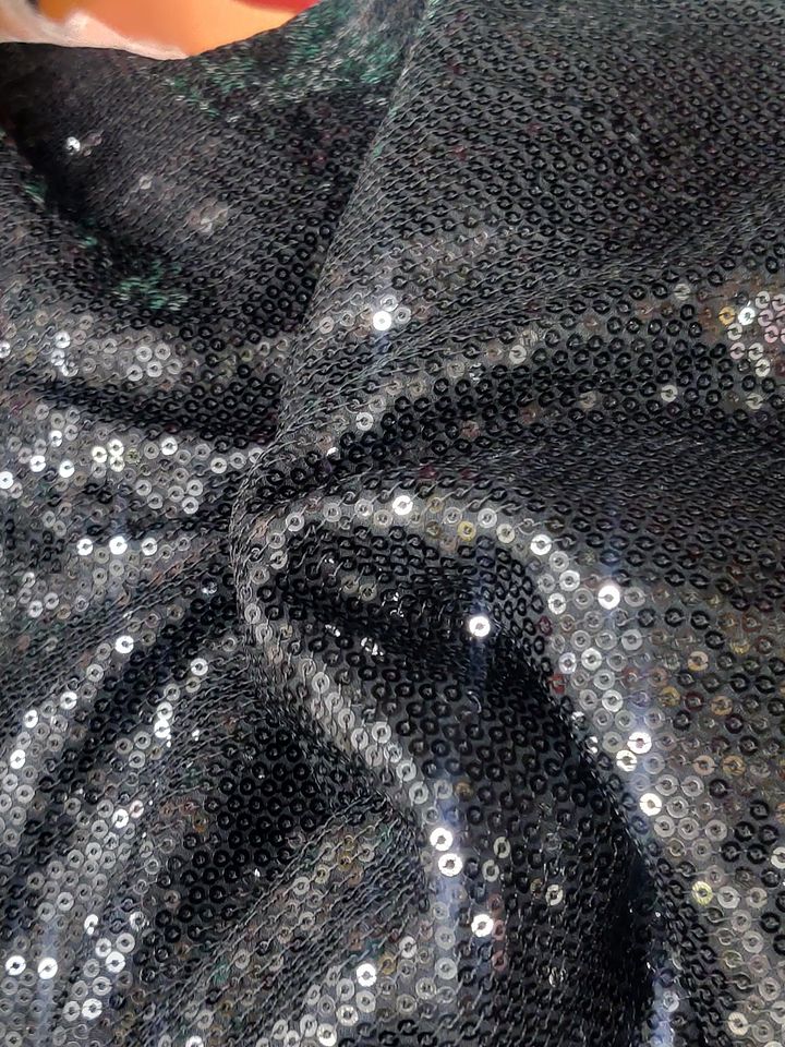 Black sequin fabric product image (1)