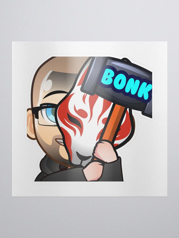 KissCut Sticker BONK! Emote product image (1)