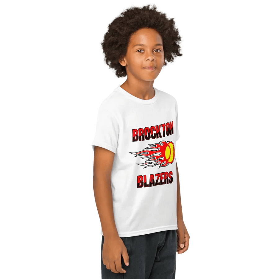 Youth Brockton Blazers Logo Tee - White product image (4)