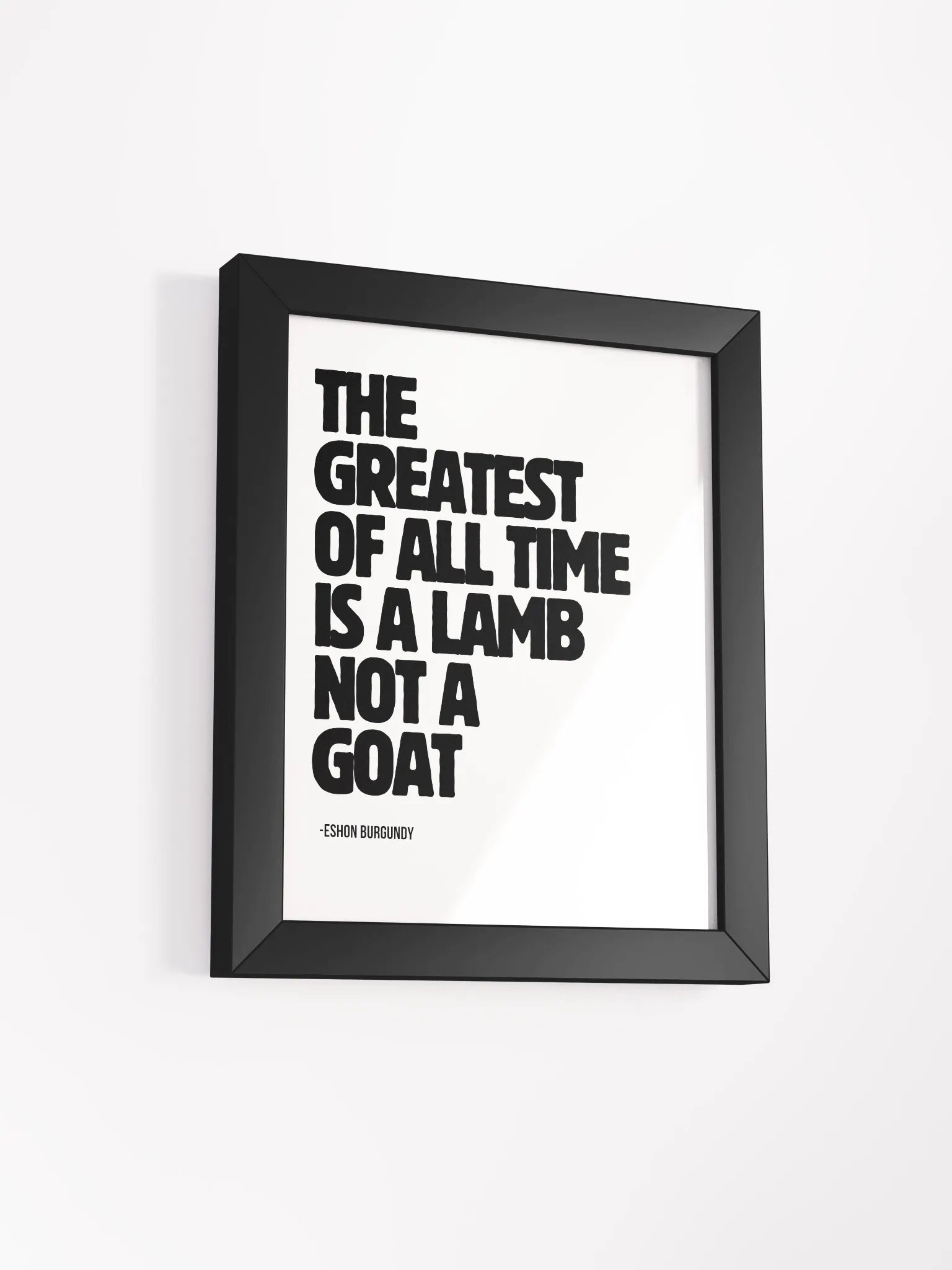 The Greatest Wood Framed Matte Poster product image (45)