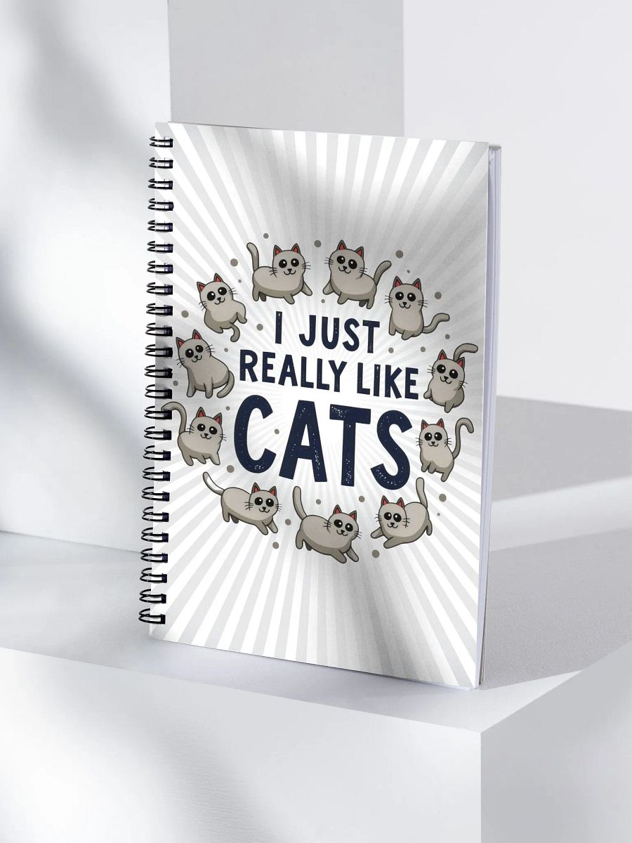 I Just Really Like Cats Spiral Notebook product image (4)