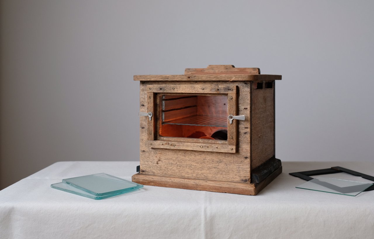 Antique wooden star film copier，French rural ambience lamp， product image (2)