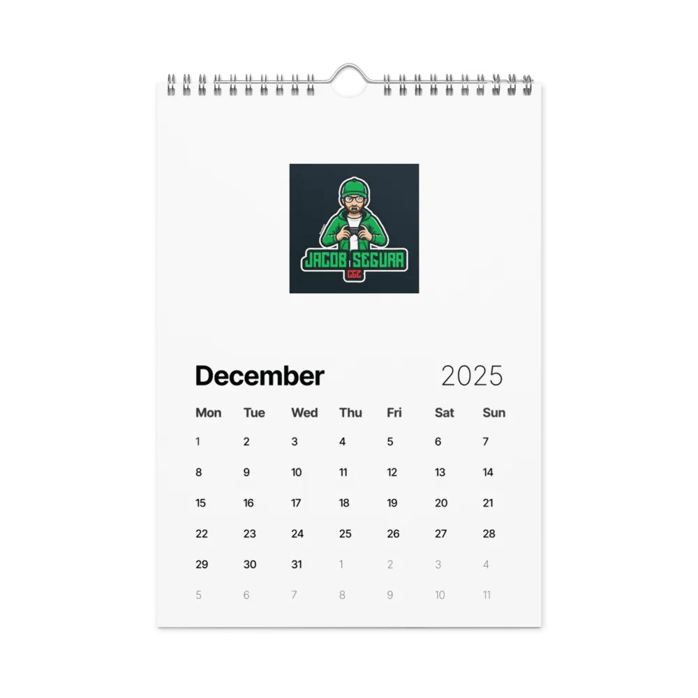 Jacob segura CGZ 2025 Calendar product image (4)
