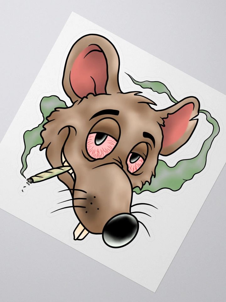 Medicated Rat Sticker product image (2)