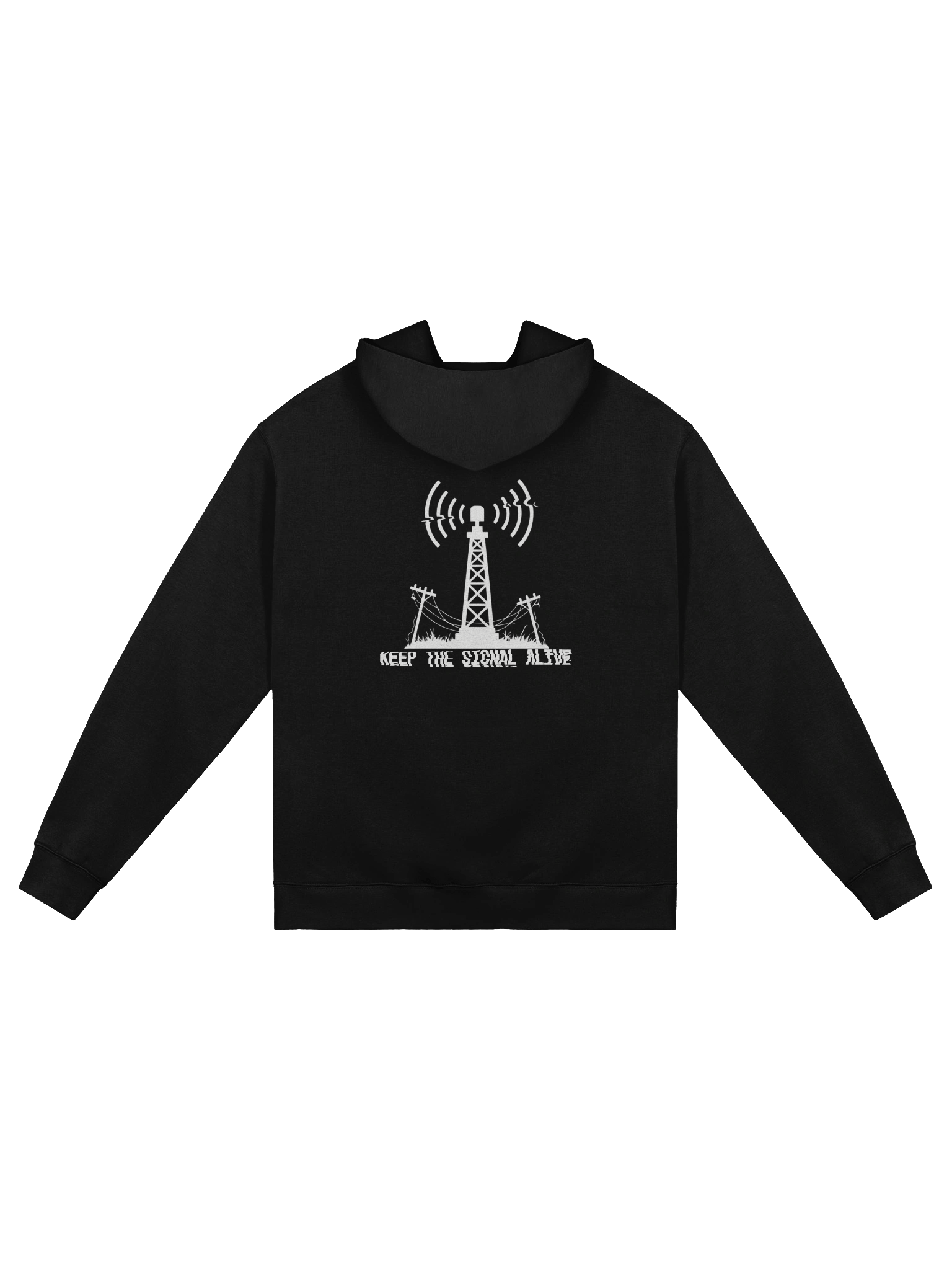 Signal Hoodie (Black) V2 product image (2)