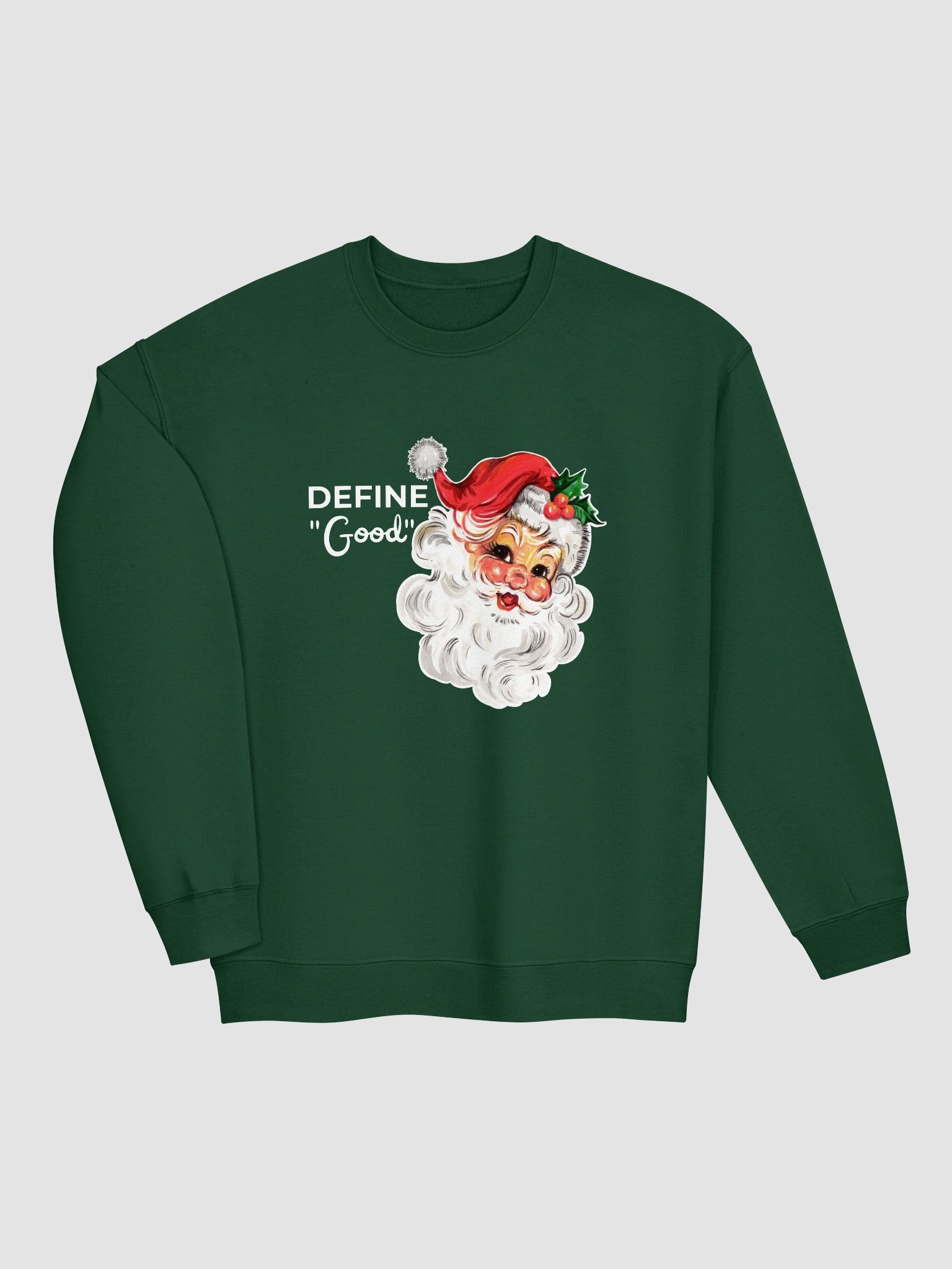 Define Good Moral Lawgiver Christmas Graphic Crewneck Sweatshirt product image (9)