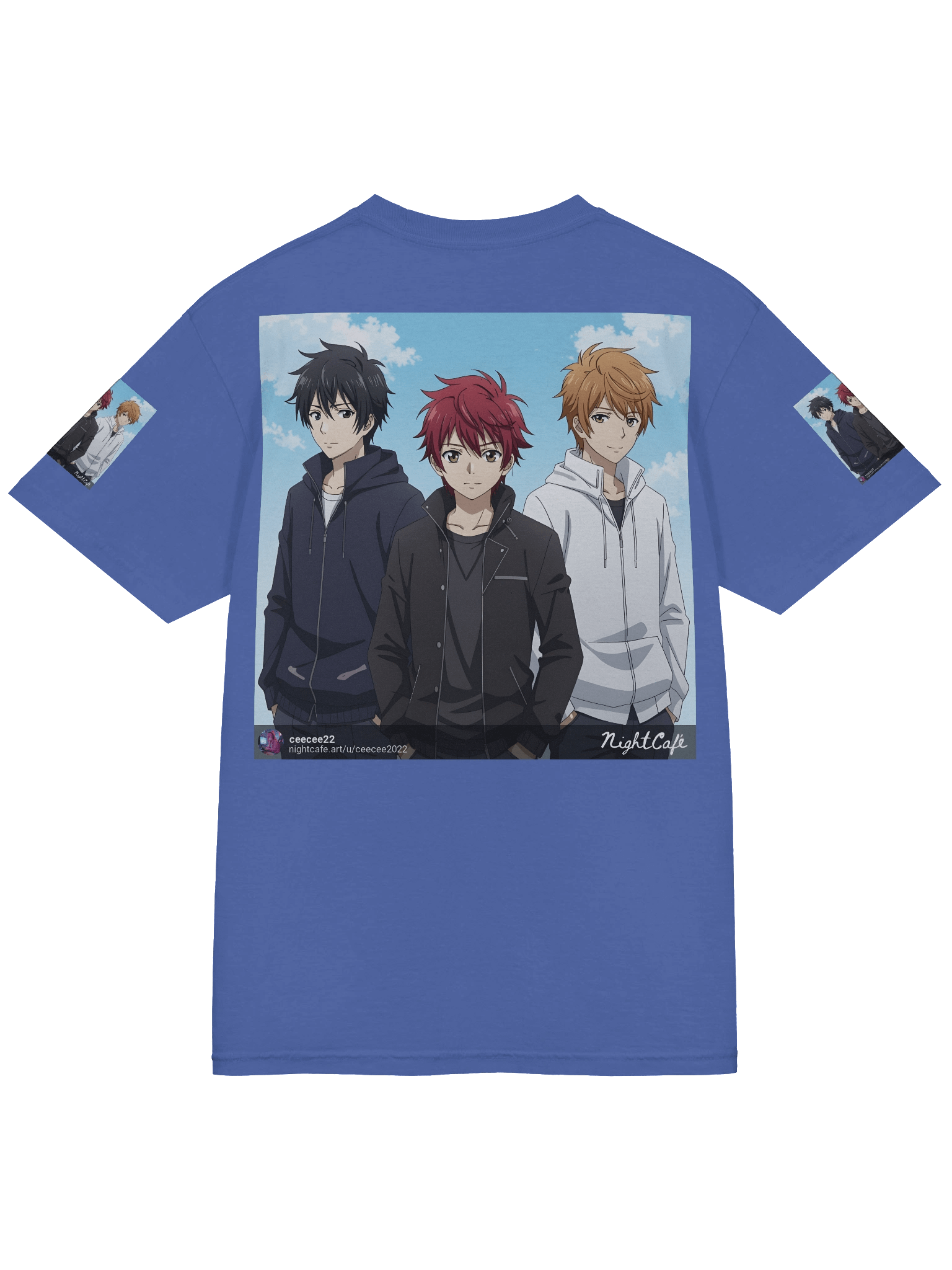 Anime Trio Skyline T-Shirt product image (4)