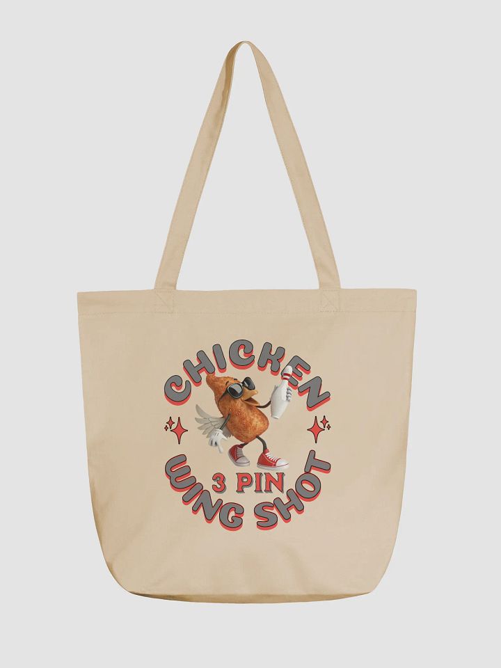 Chicken Wing Shot 3 Pin Bowling Tote Bag product image (5)