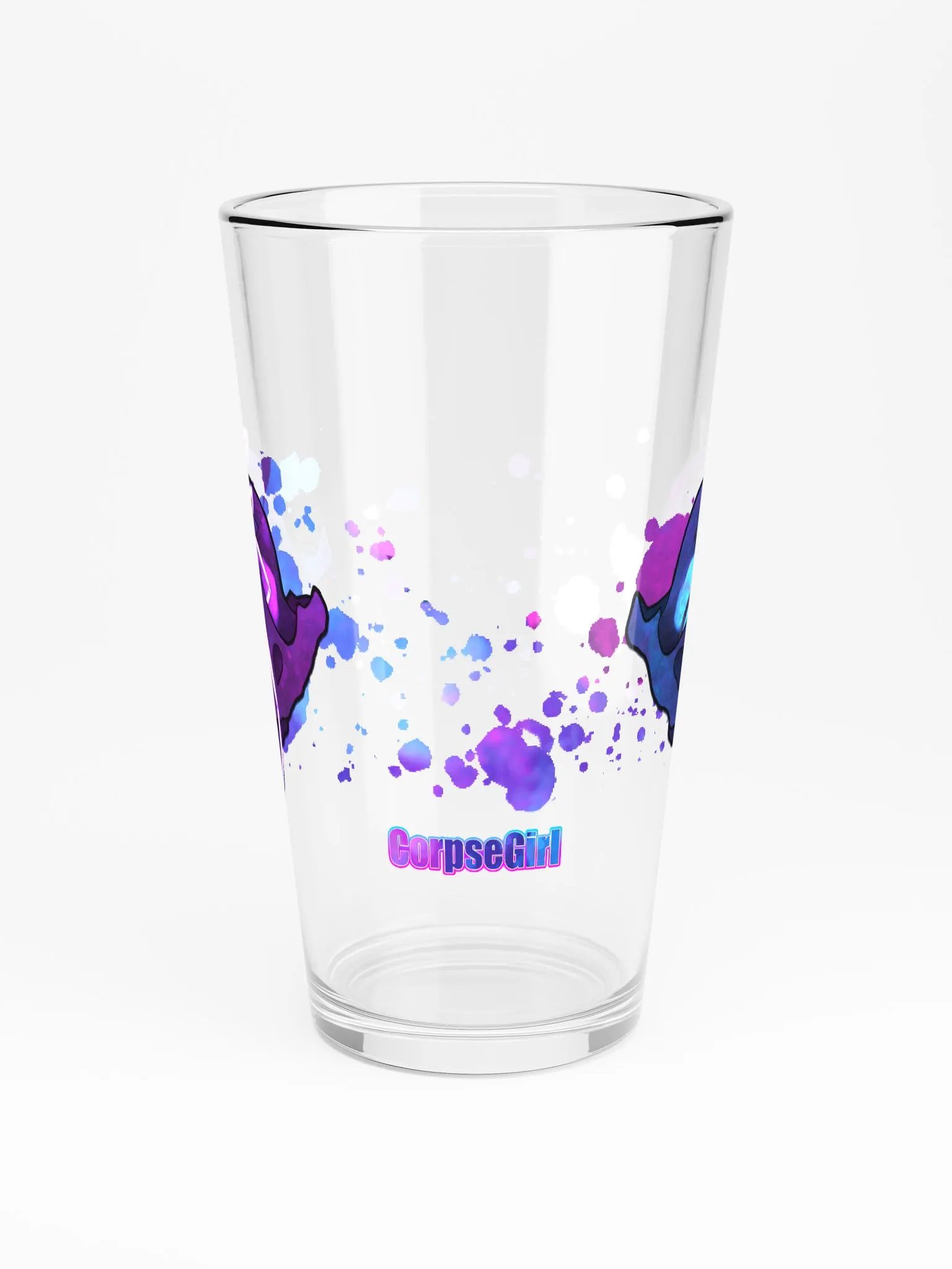 CorpseGirl Double Logo Glass (Not Dishwasher or Microwave safe) product image (4)