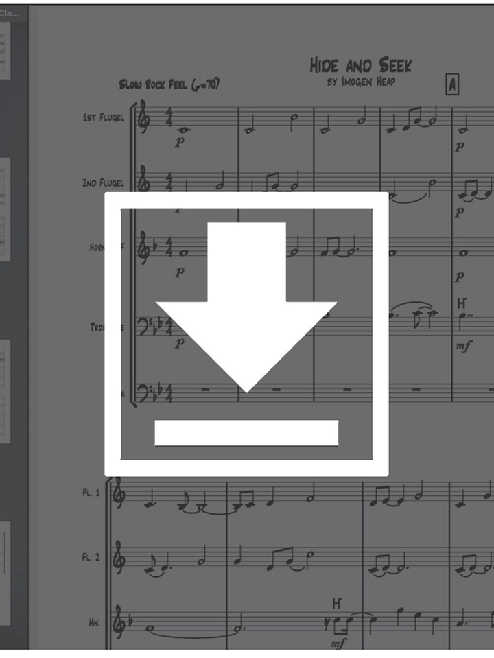 BRASS QUINTET: "HIDE AND SEEK" BY IMOGEN HEAP (Arr. Chris Coletti) product image (1)