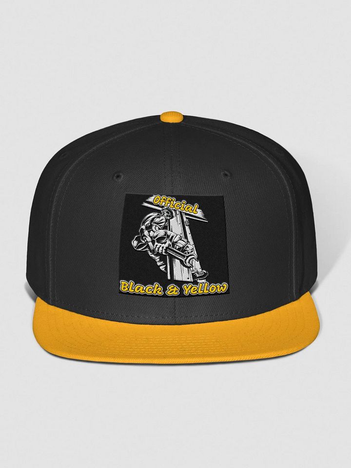 Official Black & Yellow Snapback Cap product image (1)