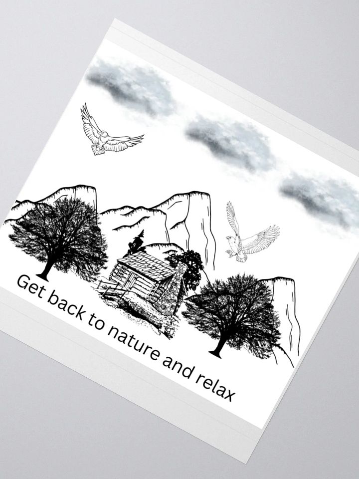 Nature's Retreat Kiss Cut Stickers product image (5)