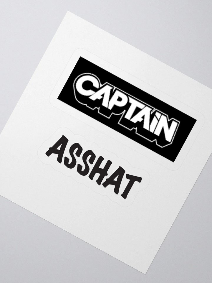 Captain Asshat Stickers product image (7)