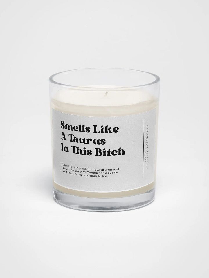 Funny Taurus Candle product image (1)