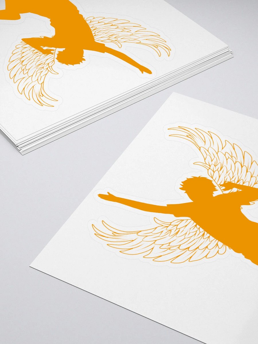 Hinata 'I Can Fly' Orange Sticker product image (12)